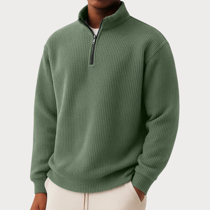 Damien | Lightweight Zip Pullover
