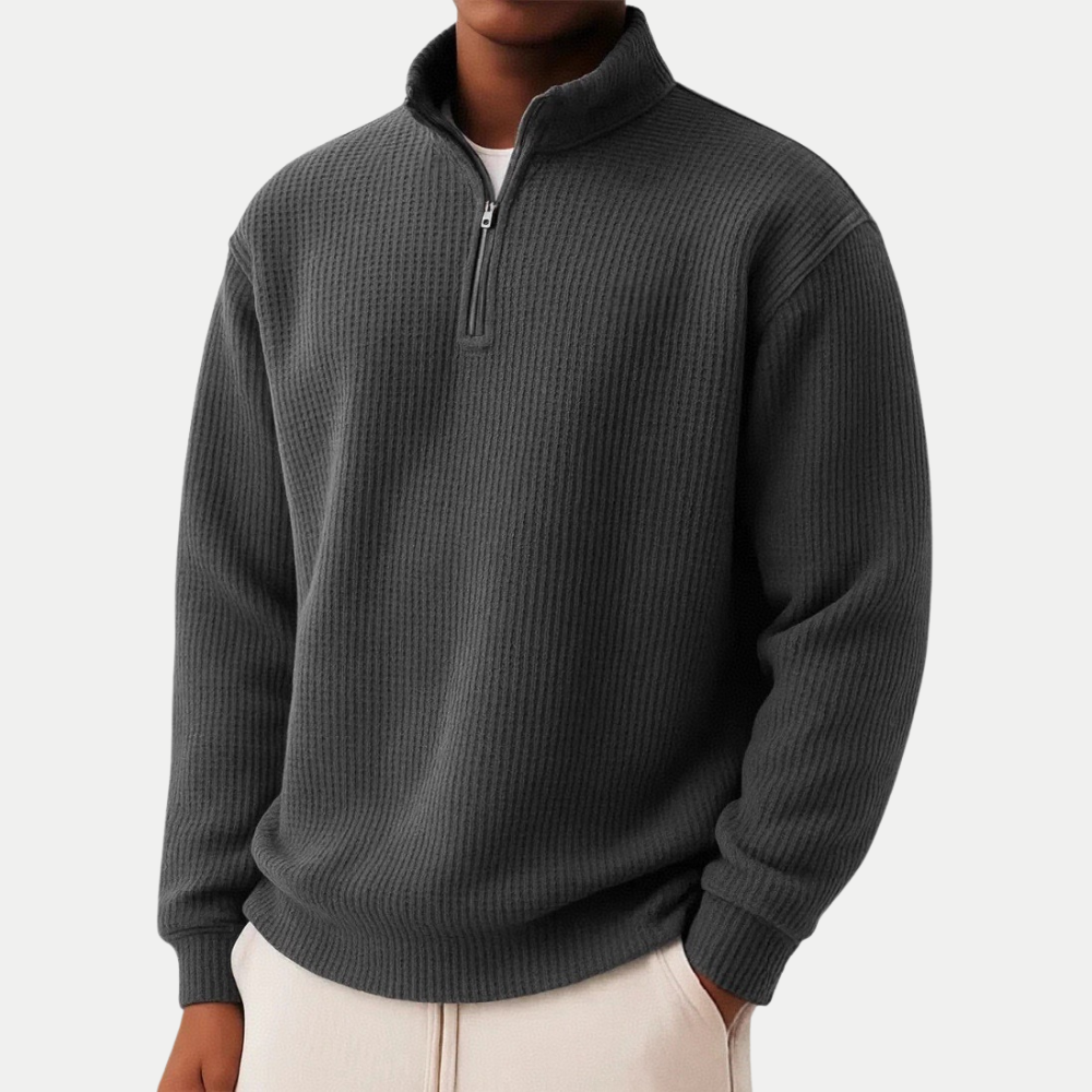 Damien | Lightweight Zip Pullover