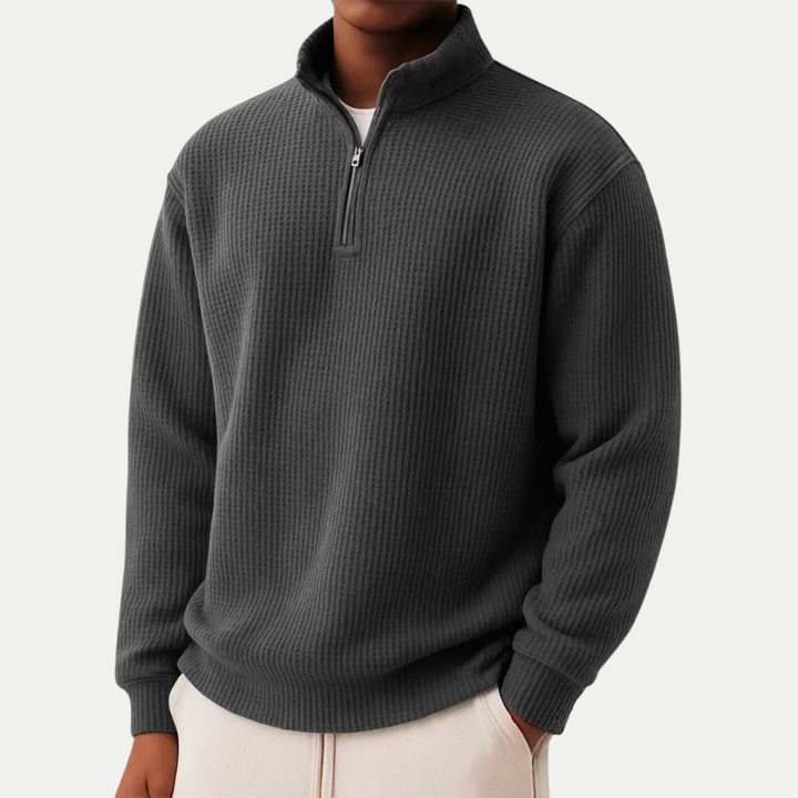 Damien | Lightweight Zip Pullover
