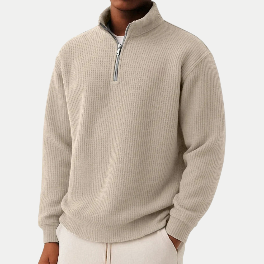 Damien | Lightweight Zip Pullover