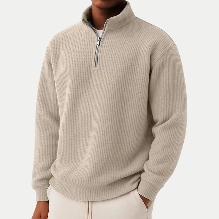Damien | Lightweight Zip Pullover