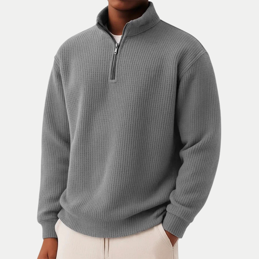 Damien | Lightweight Zip Pullover