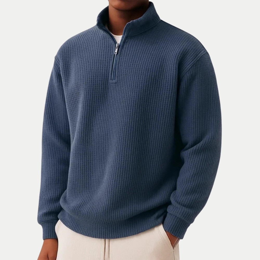 Damien | Lightweight Zip Pullover