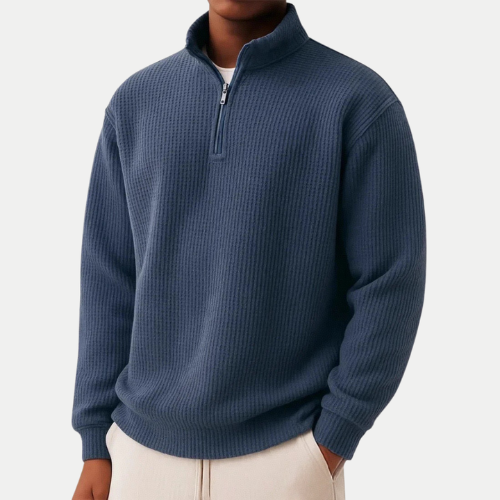 Damien | Lightweight Zip Pullover