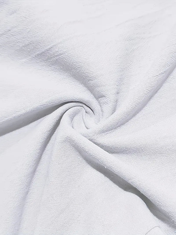 NICHOLS | WIDE LINEN TROUSERS WITH CORD