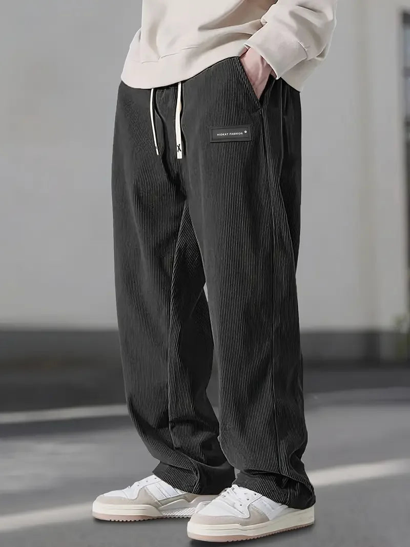 Scarlat | Casual Loose Fit Corduroy Pants