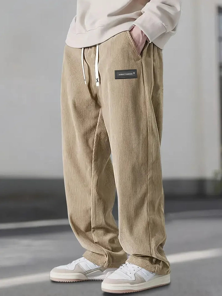 Scarlat | Casual Loose Fit Corduroy Pants