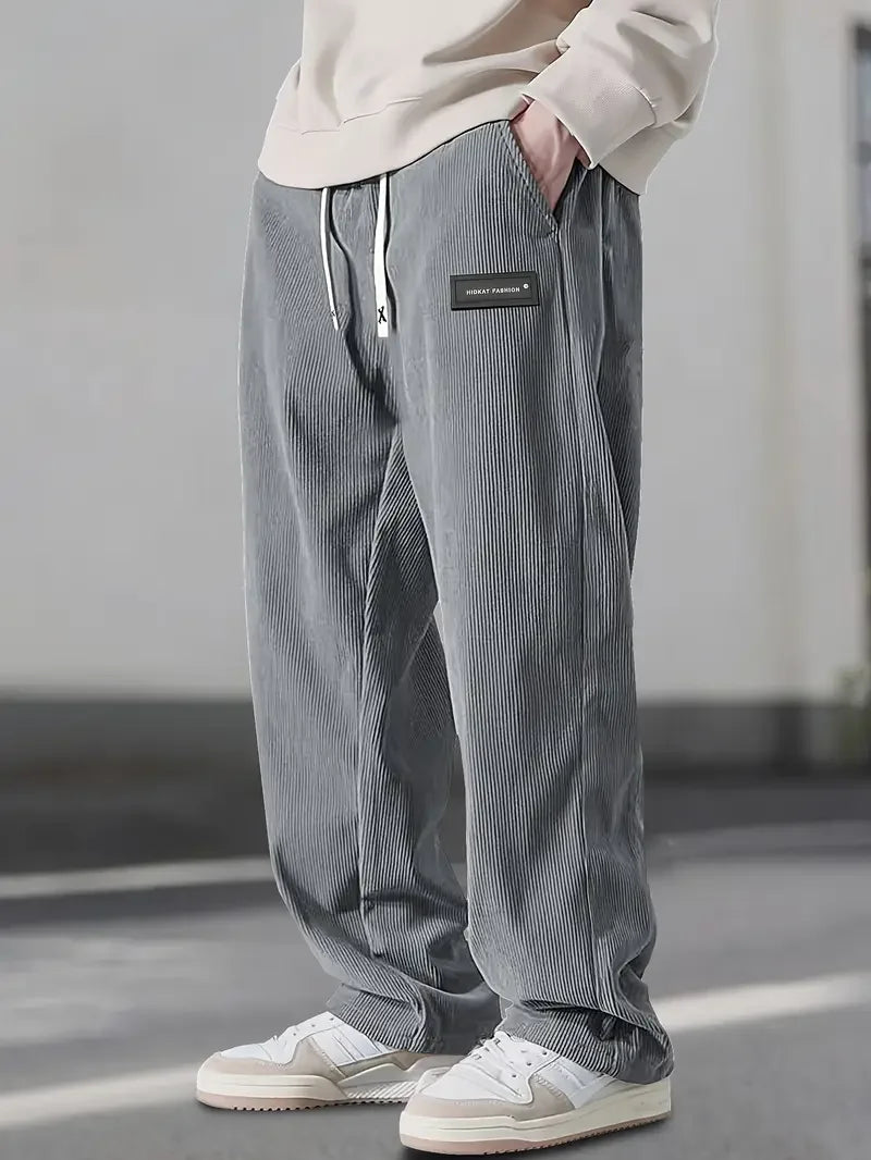 Scarlat | Casual Loose Fit Corduroy Pants