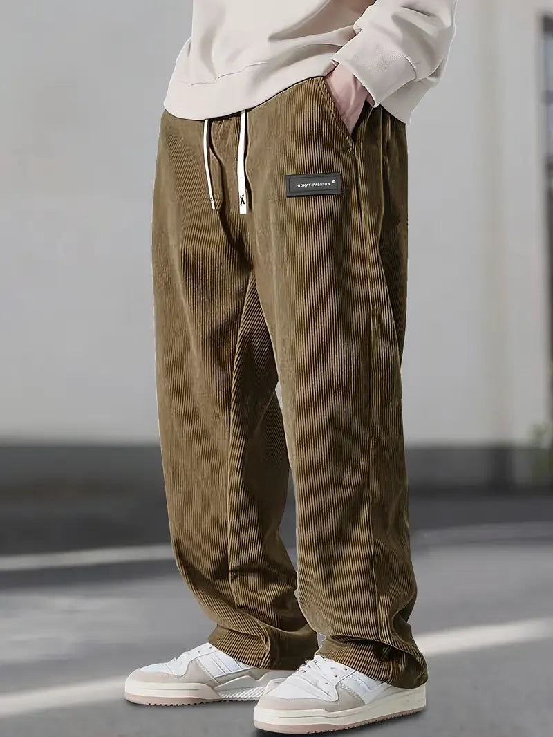 Scarlat | Casual Loose Fit Corduroy Pants