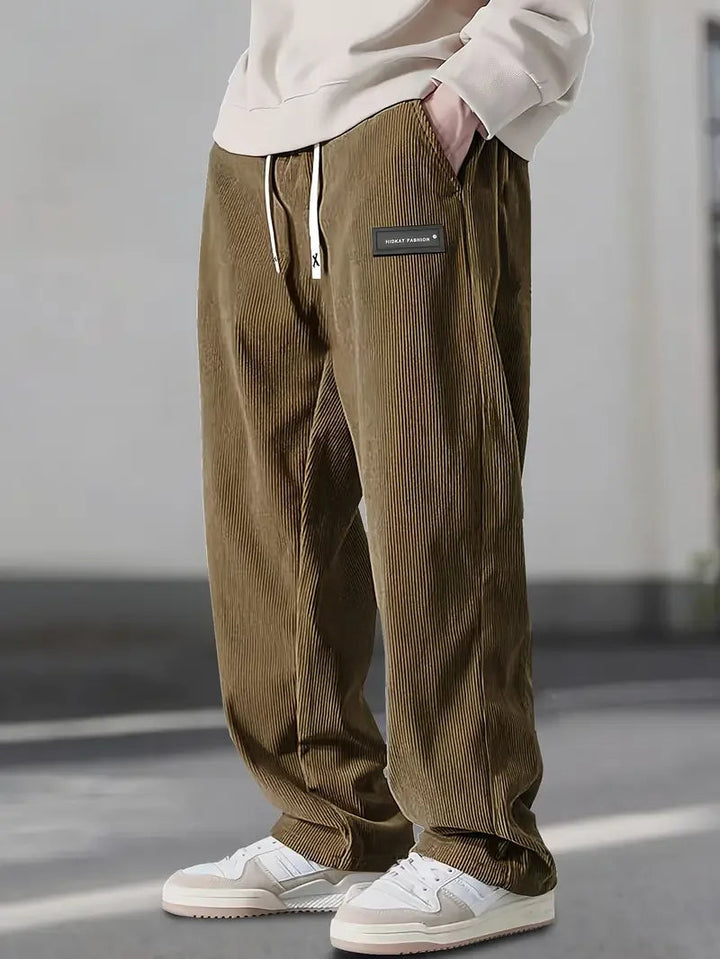 Scarlat | Casual Loose Fit Corduroy Pants