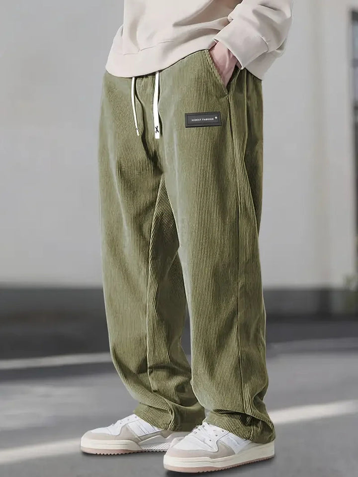 Scarlat | Casual Loose Fit Corduroy Pants