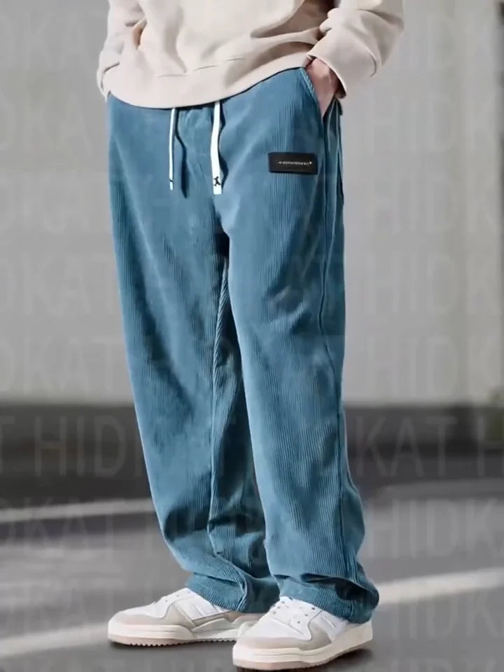 Scarlat | Casual Loose Fit Corduroy Pants
