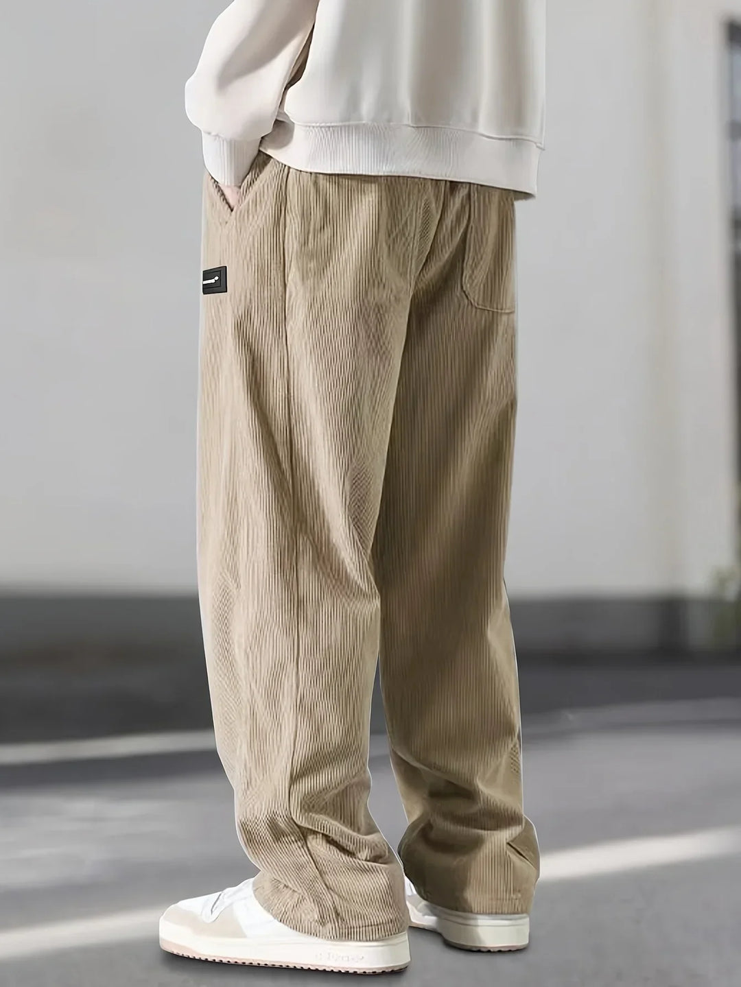 Scarlat | Casual Loose Fit Corduroy Pants