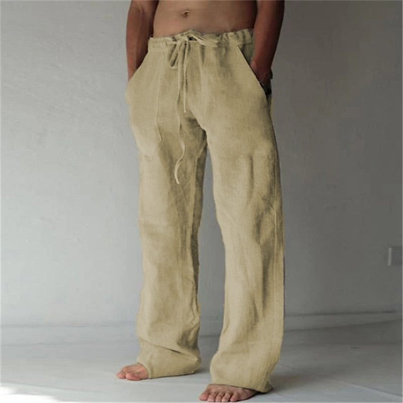 Linen Trousers | Loose Fit
