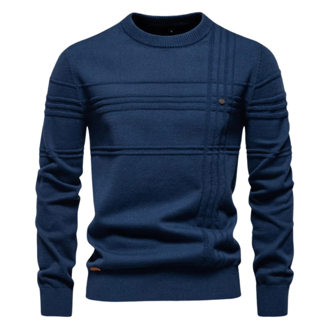 Gabriel | Stylish Diamond-Pattern Pullover
