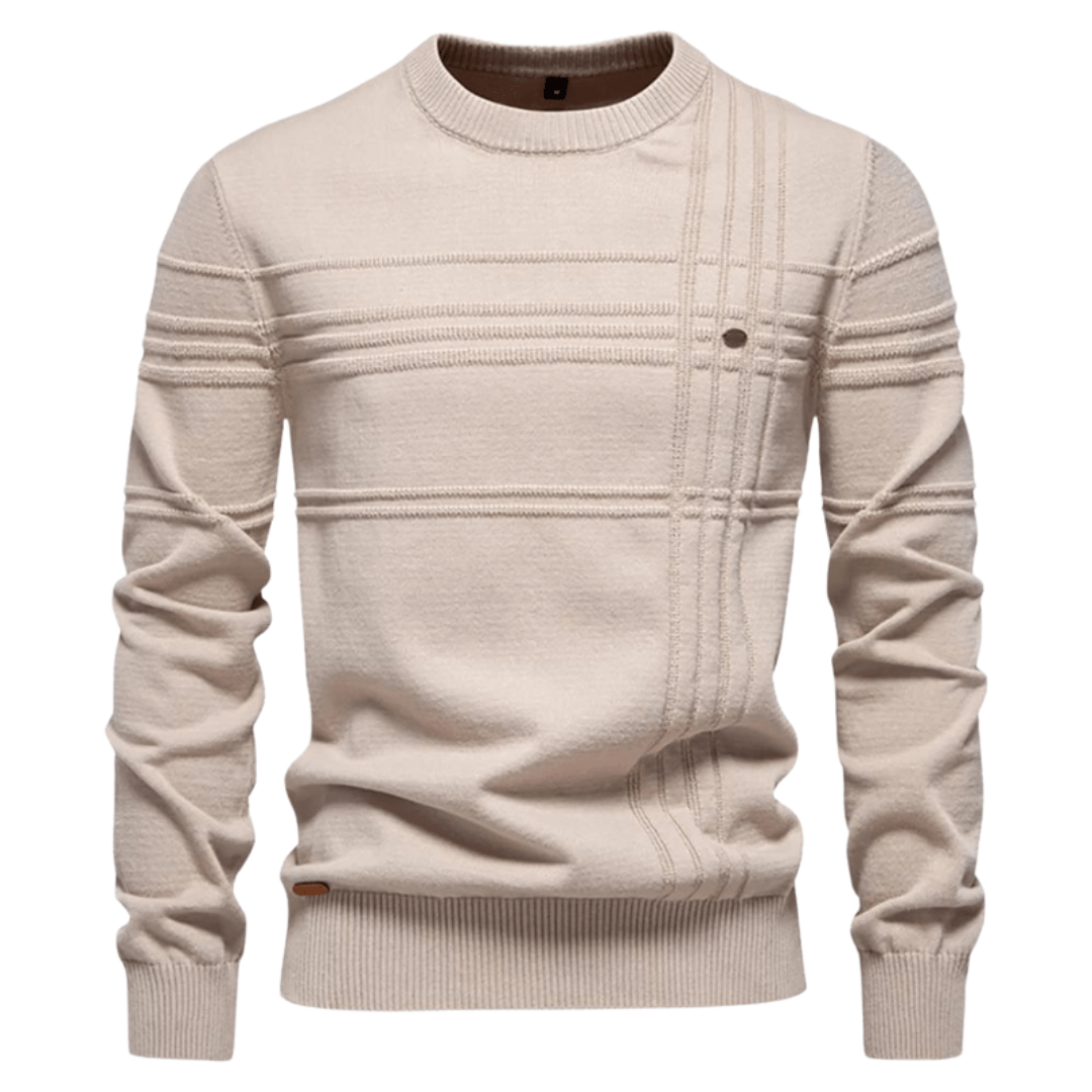 Gabriel | Stylish Diamond-Pattern Pullover