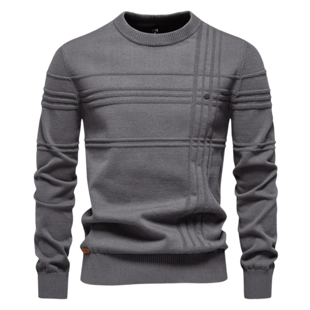 Gabriel | Stylish Diamond-Pattern Pullover