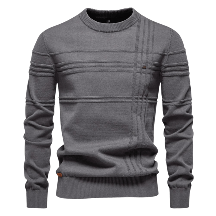 Gabriel | Stylish Diamond-Pattern Pullover