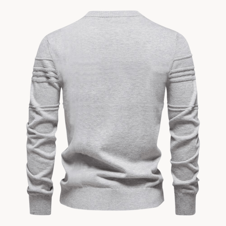 Gabriel | Stylish Diamond-Pattern Pullover
