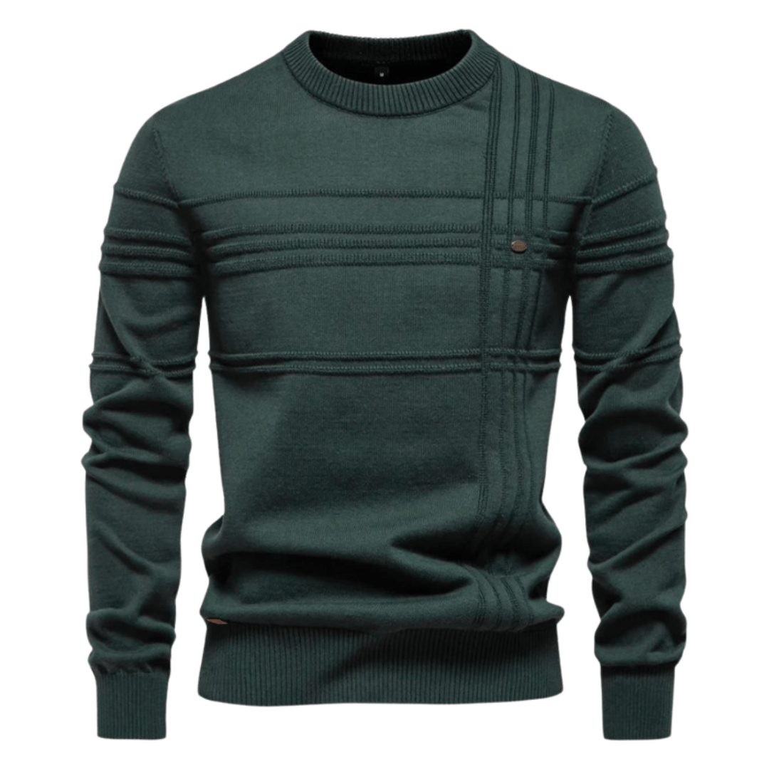 Gabriel | Stylish Diamond-Pattern Pullover