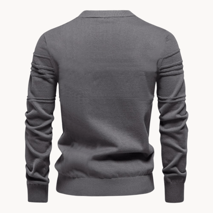 Gabriel | Stylish Diamond-Pattern Pullover