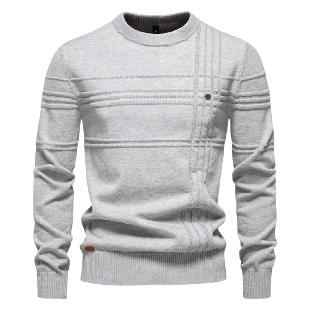 Gabriel | Stylish Diamond-Pattern Pullover